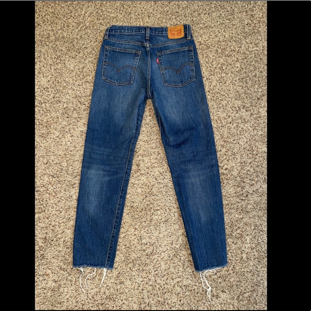 Levi's High-Rise Distressed Jeans